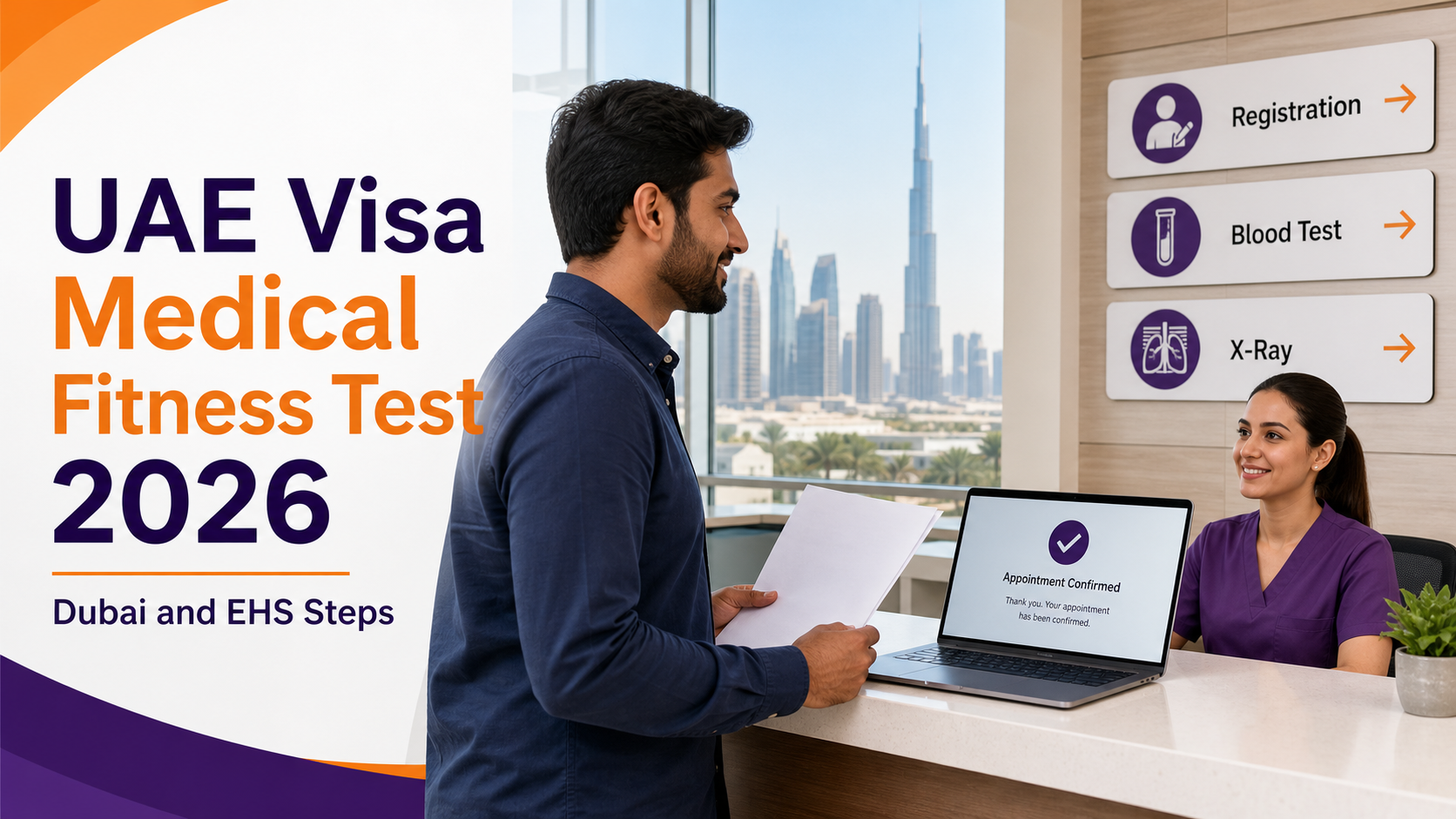 UAE Visa Medical Fitness Test 2026: Dubai Steps