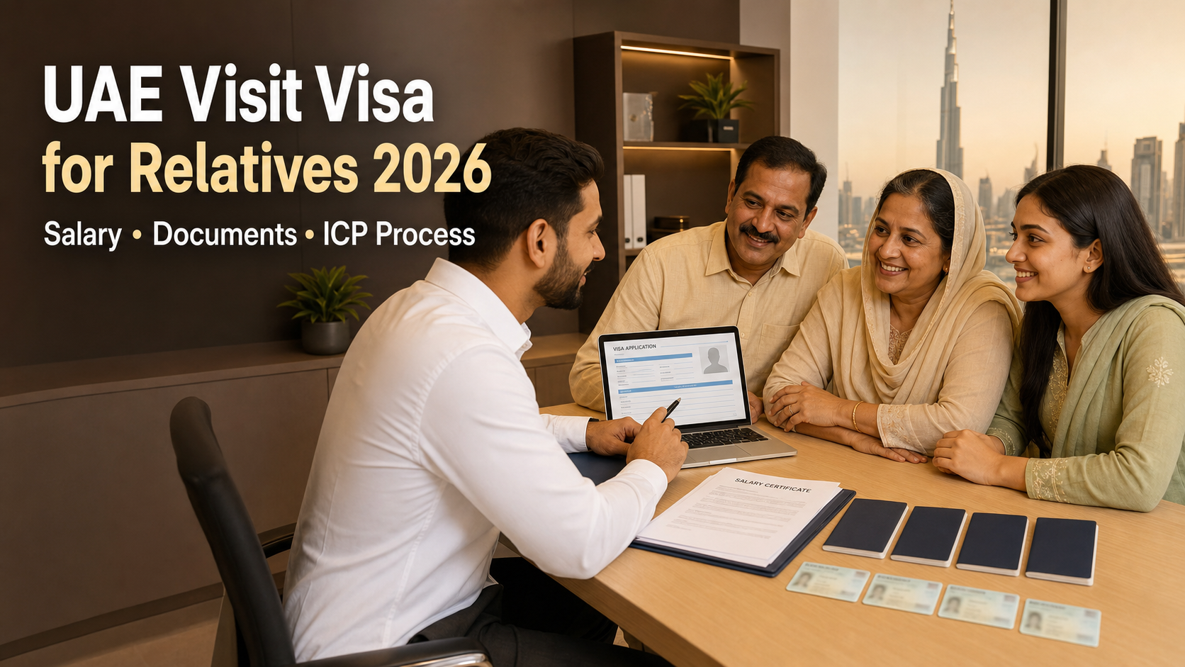 UAE Visit Visa for Relatives 2026: Salary and Documents