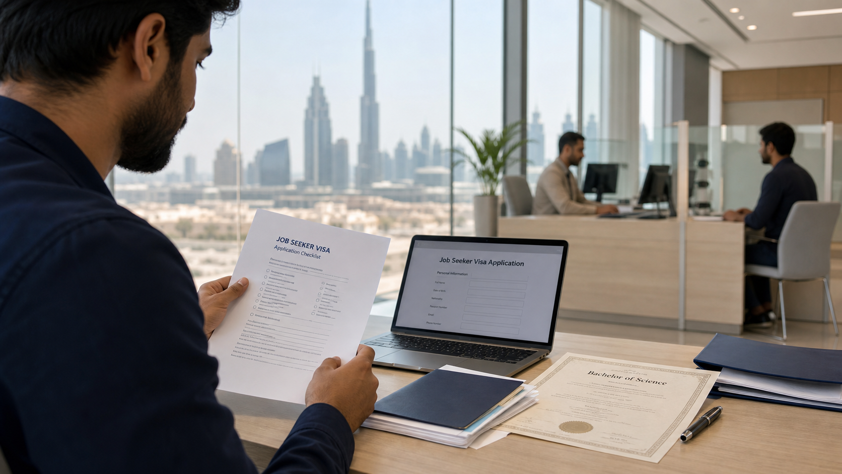 Dubai Job Seeker Visa 2026 GDRFA requirements and documents image