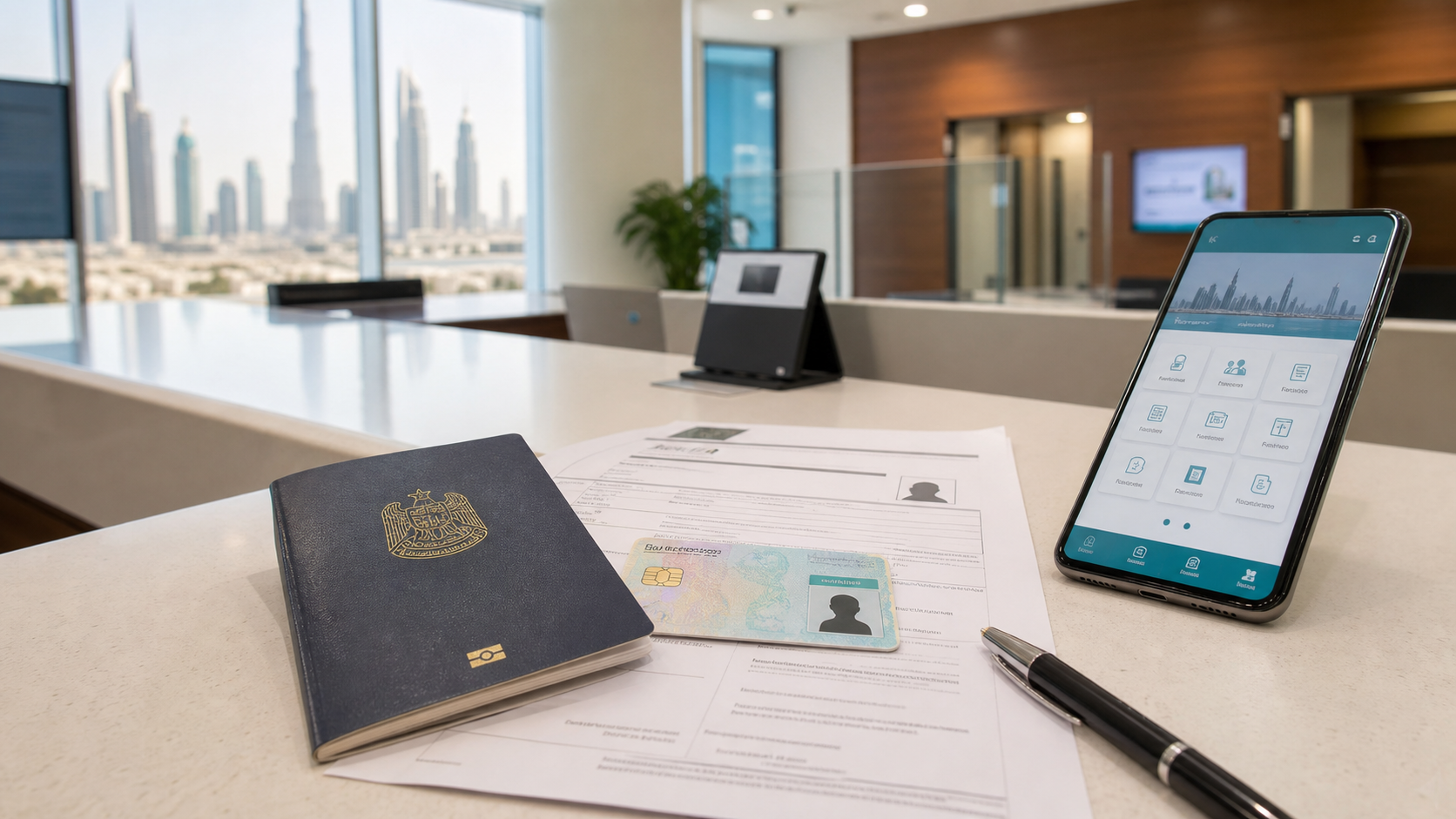 Dubai freelance visa 2026 passport Emirates ID and application documents