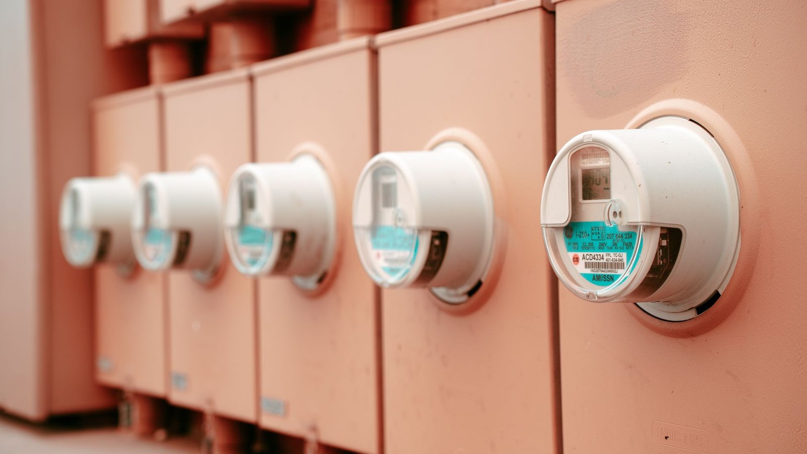 Electricity meter at a residential building, representing DEWA utility connection for new Dubai residents